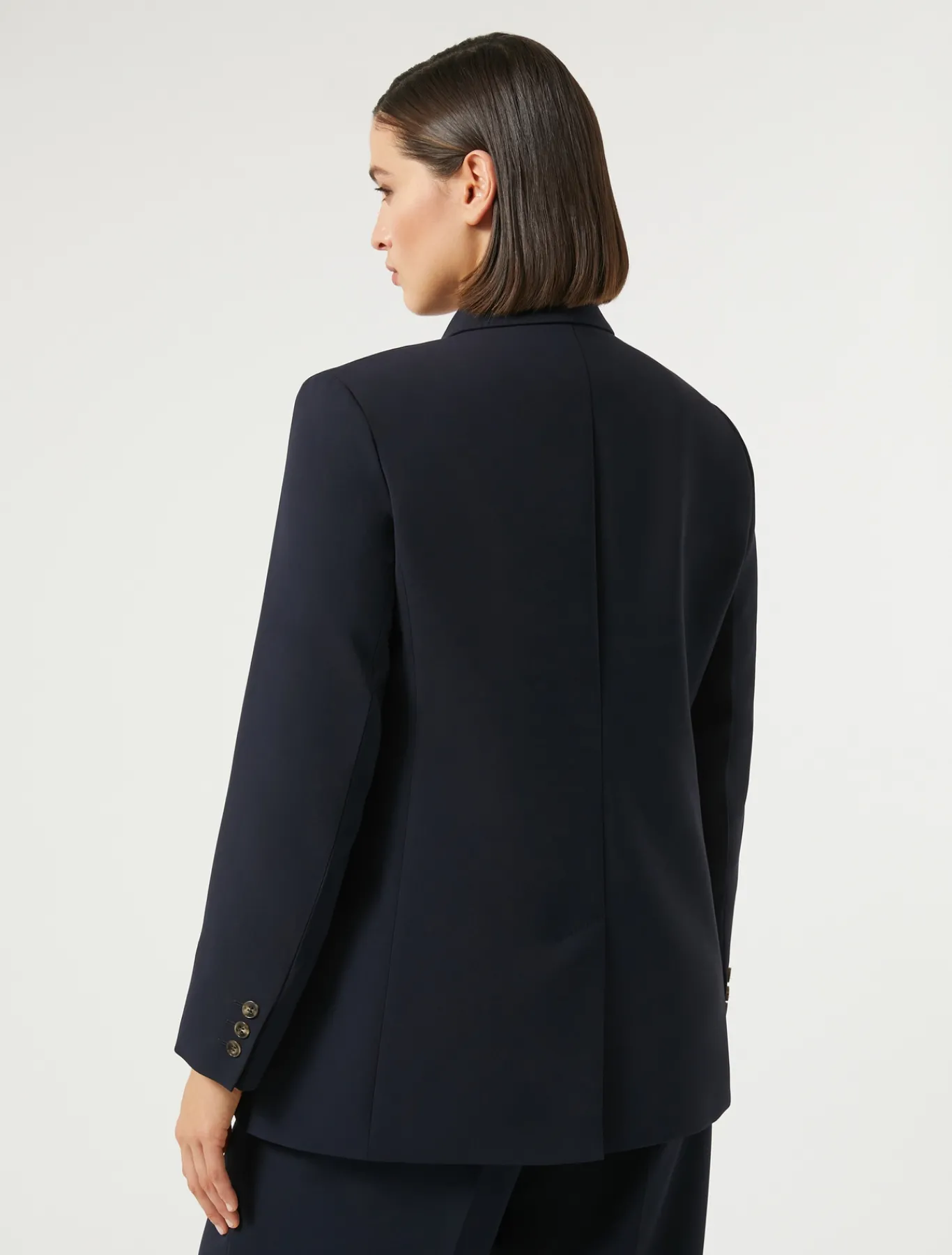 Marina Rinaldi Veste blazer à double boutonnage en cady BLEUNUIT Fashion