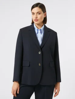 Marina Rinaldi Veste blazer en cady BLEUNUIT Online