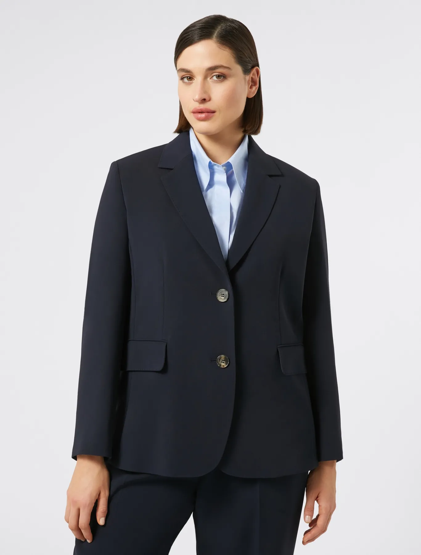 Marina Rinaldi Veste blazer en cady BLEUNUIT Online