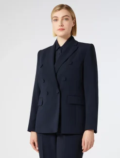 Marina Rinaldi Veste blazer en cady BLEUNUIT Sale