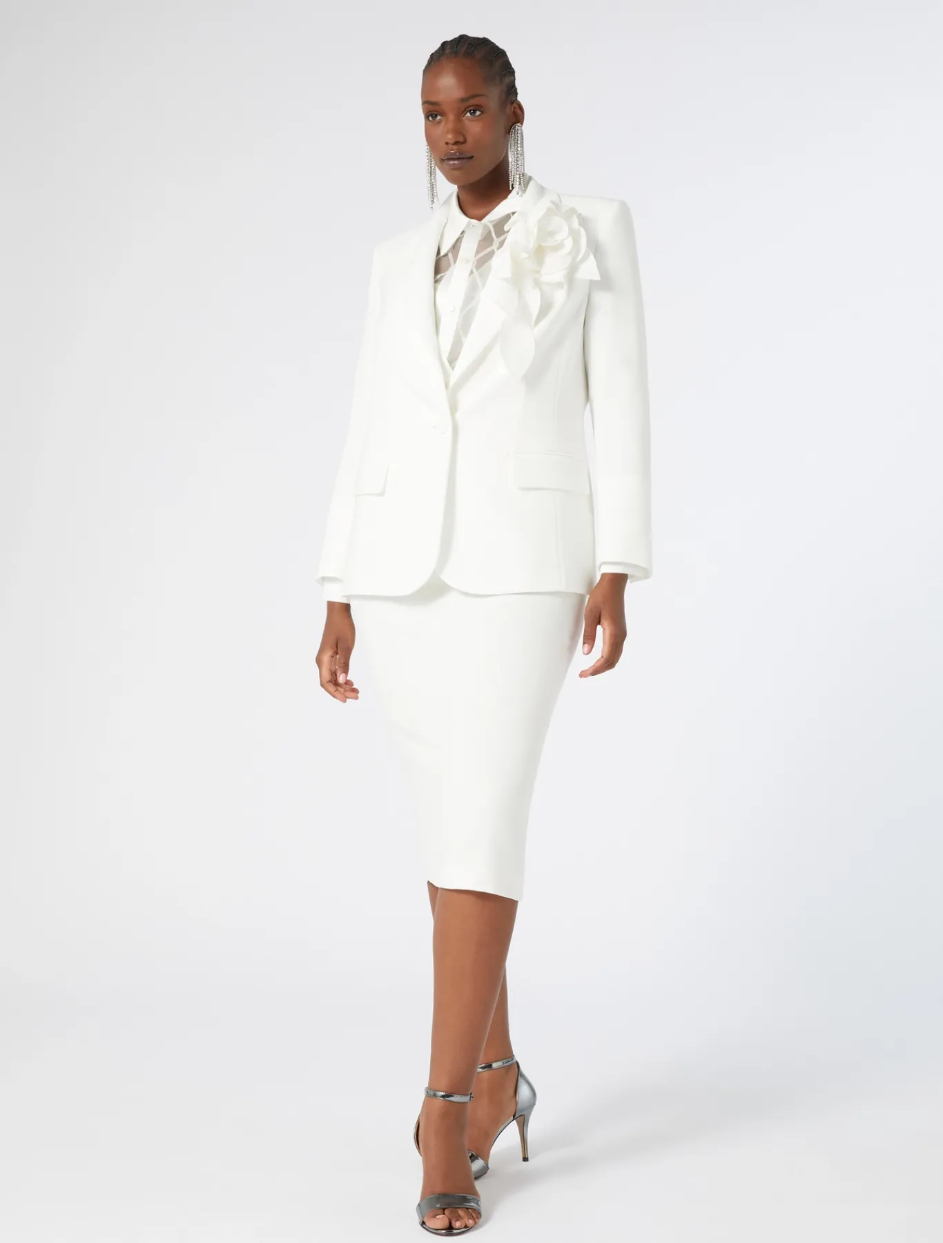 Marina Rinaldi Veste blazer en cady BLANC Best