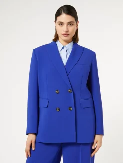 Marina Rinaldi Veste blazer en cady triacétate BLEUVIOLET Online