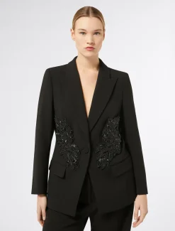 Marina Rinaldi Veste blazer en cady triacétate NOIR New