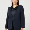 Marina Rinaldi Veste blazer en cady triacétate BLEUNUIT Sale