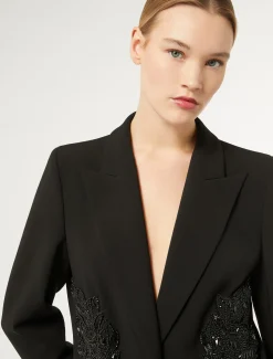 Marina Rinaldi Veste blazer en cady triacétate NOIR New