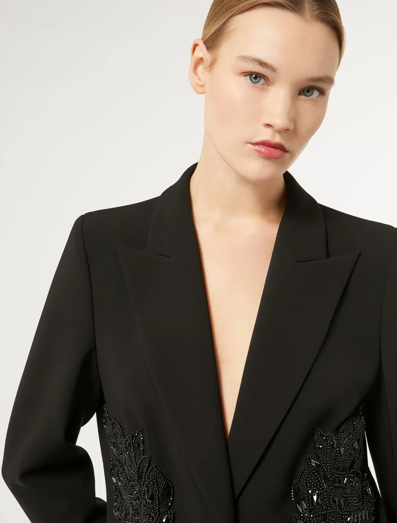 Marina Rinaldi Veste blazer en cady triacétate NOIR New