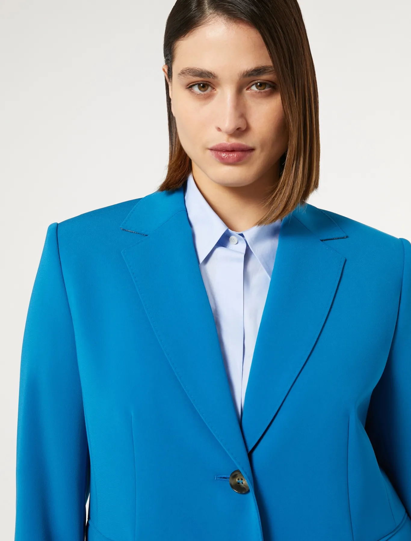Marina Rinaldi Veste blazer en cady triacétate TURQUOISE Fashion