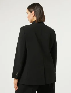 Marina Rinaldi Veste blazer en cady triacétate NOIR Fashion