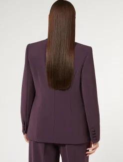 Marina Rinaldi Veste blazer en cady triacétate BORDEAUX Best