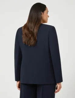 Marina Rinaldi Veste blazer en cady triacétate BLEUNUIT Sale
