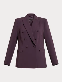 Marina Rinaldi Veste blazer en cady triacétate BORDEAUX Best