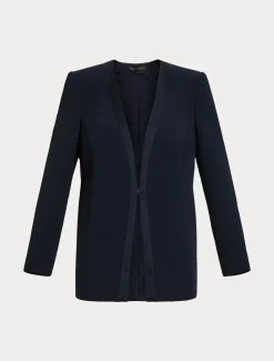 Marina Rinaldi Veste blazer en cady triacétate BLEUNUIT Sale
