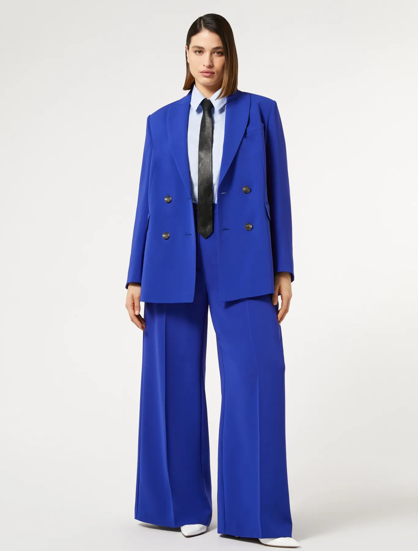 Marina Rinaldi Veste blazer en cady triacétate BLEUVIOLET Online