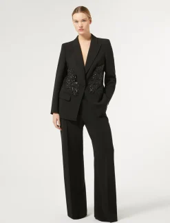 Marina Rinaldi Veste blazer en cady triacétate NOIR New
