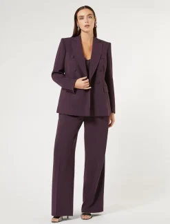 Marina Rinaldi Veste blazer en cady triacétate BORDEAUX Best