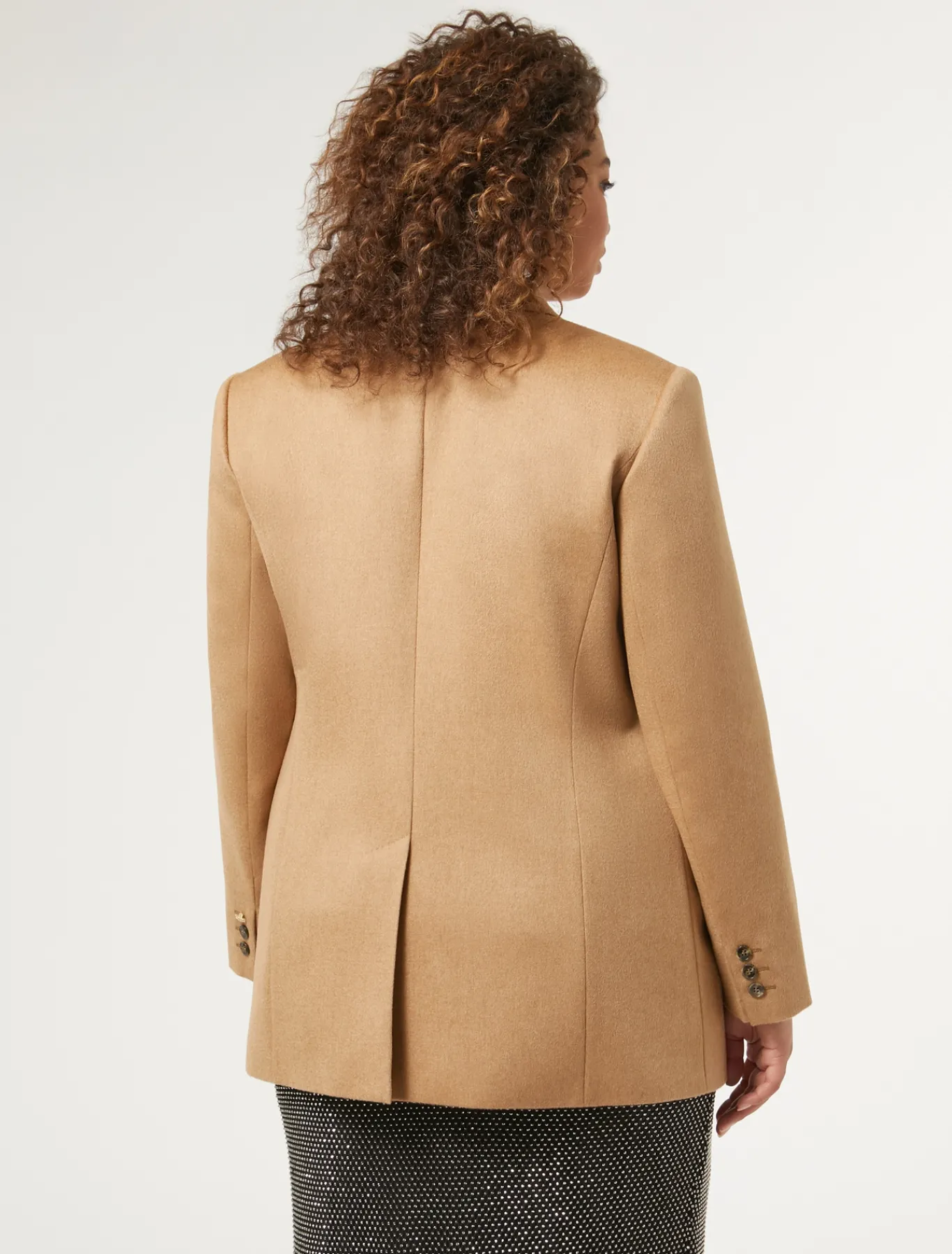 Marina Rinaldi Veste blazer en chameau POILDECHAMEAU New