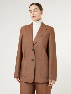 Marina Rinaldi Veste blazer en coton BRONZE New
