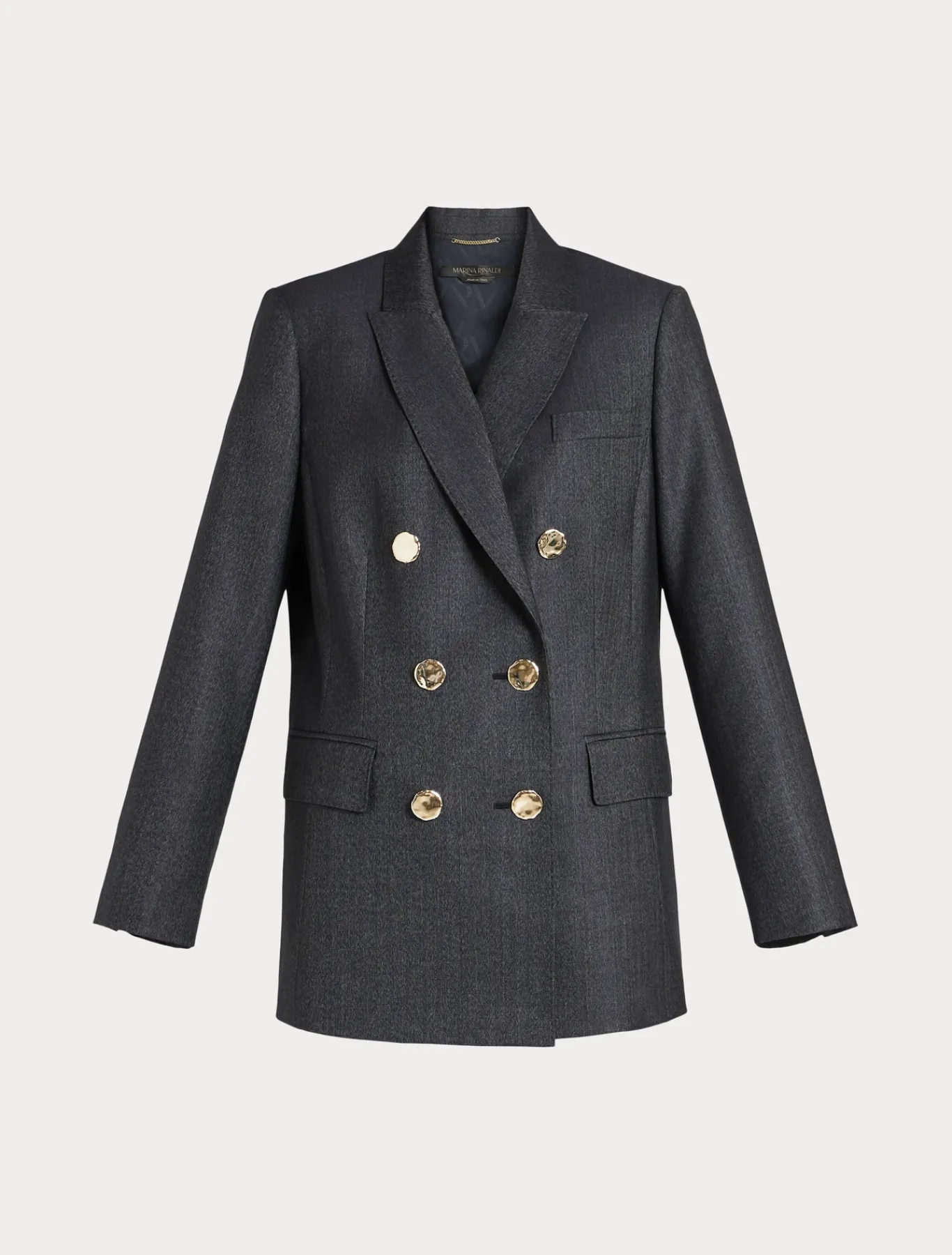 Marina Rinaldi Veste blazer en laine et soie BLEUJEANS Online