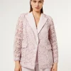 Marina Rinaldi Veste blazer en macramé lamé ROSE New