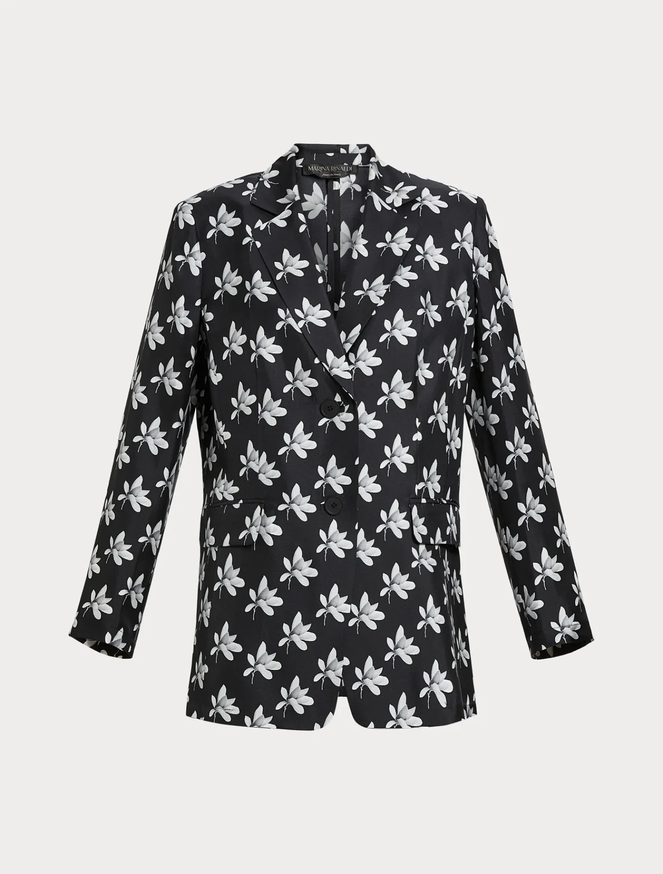 Marina Rinaldi Veste blazer en sergé de soie NOIR Hot