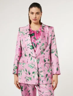 Marina Rinaldi Veste blazer en soie ROSE Outlet