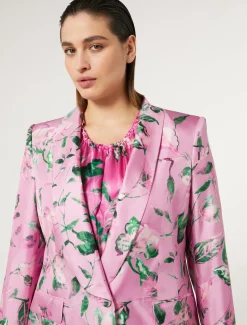 Marina Rinaldi Veste blazer en soie ROSE Outlet