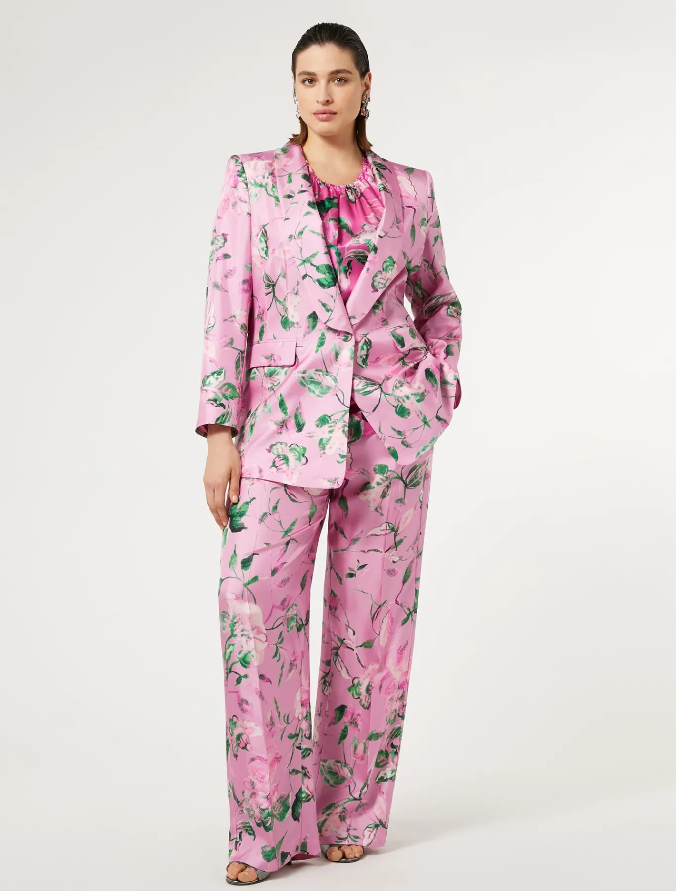Marina Rinaldi Veste blazer en soie ROSE Outlet