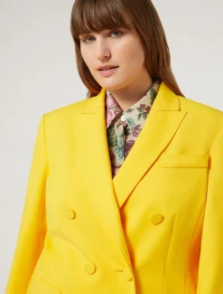 Marina Rinaldi Veste blazer en toile de coton SOLEIL New