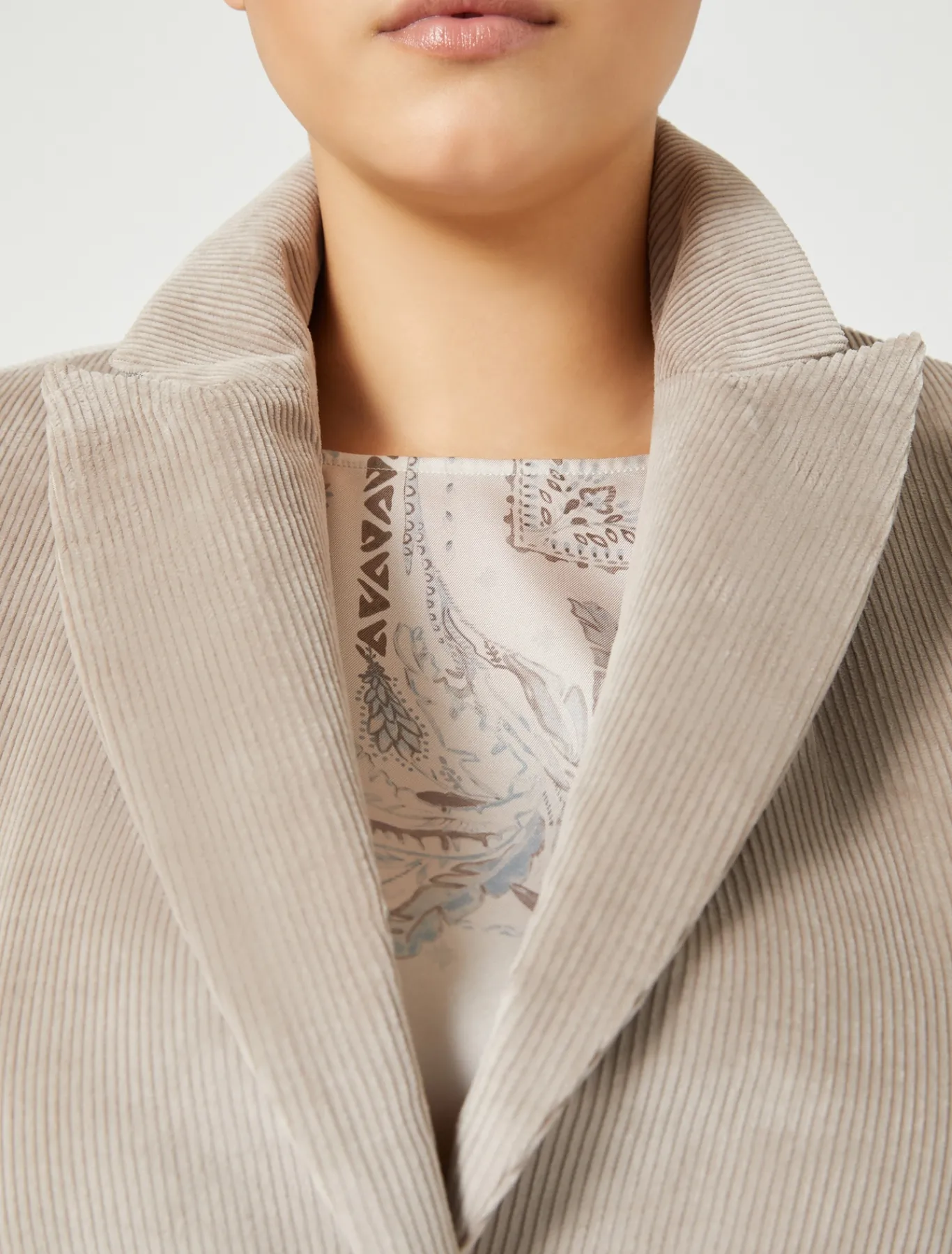 Marina Rinaldi Veste blazer en velours GRISTOURTERELLE Clearance