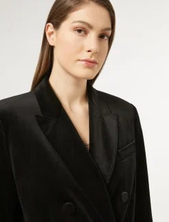 Marina Rinaldi Veste blazer en velours NOIR Online