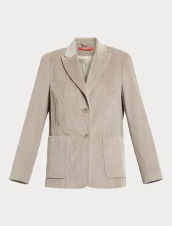 Marina Rinaldi Veste blazer en velours GRISTOURTERELLE Clearance