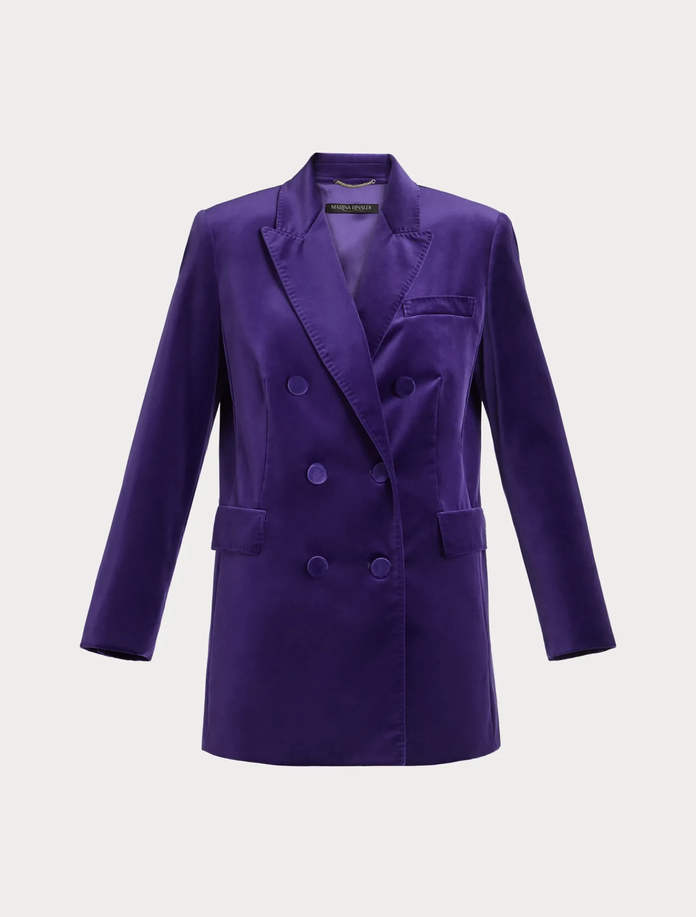 Marina Rinaldi Veste blazer en velours VIOLET Fashion