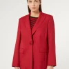 Marina Rinaldi Veste blazer en viscose mélangée ROUGE Fashion