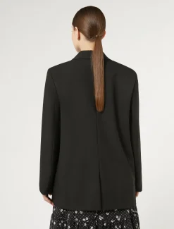 Marina Rinaldi Veste blazer en viscose mélangée NOIR Best