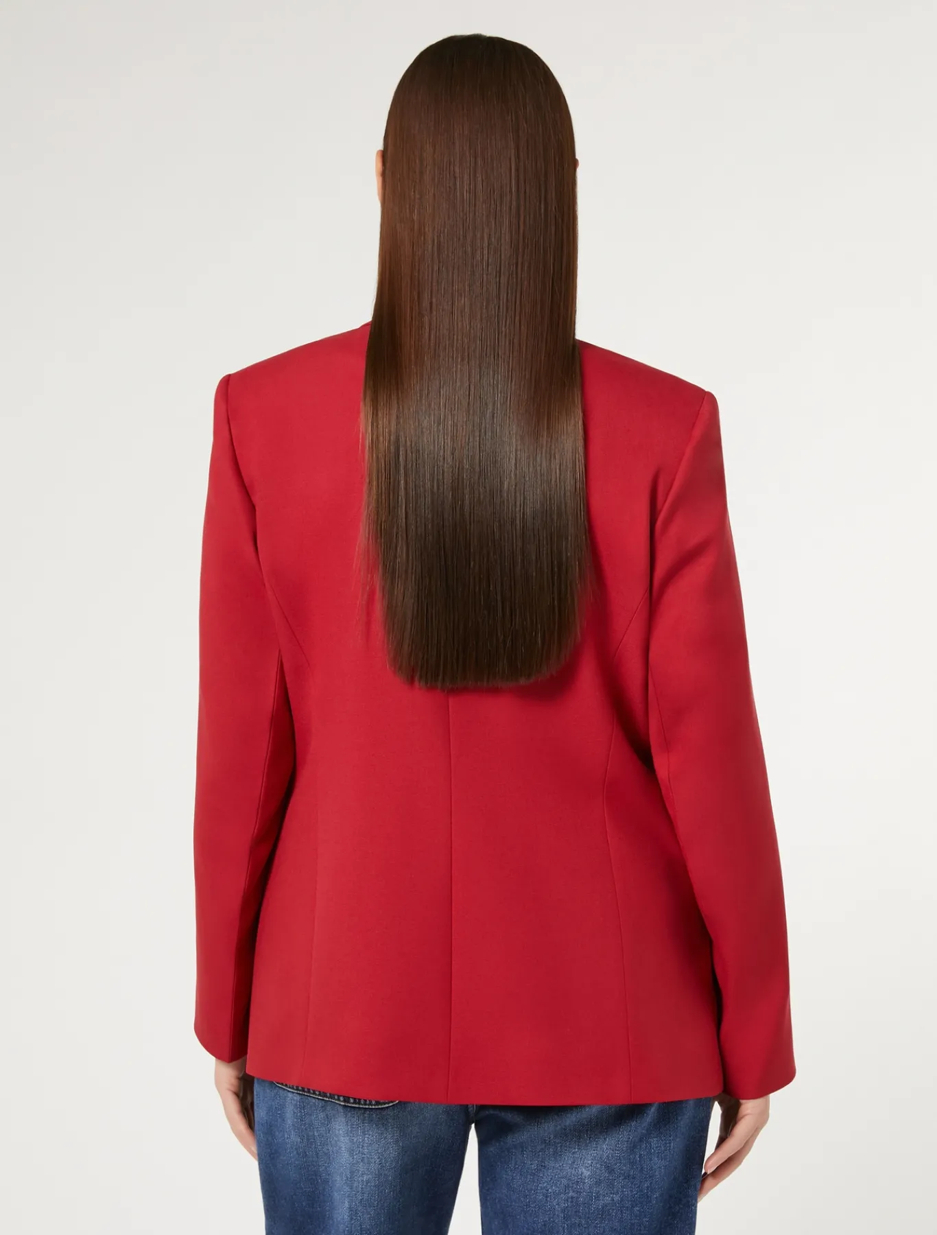 Marina Rinaldi Veste blazer en viscose mélangée ROUGE Fashion