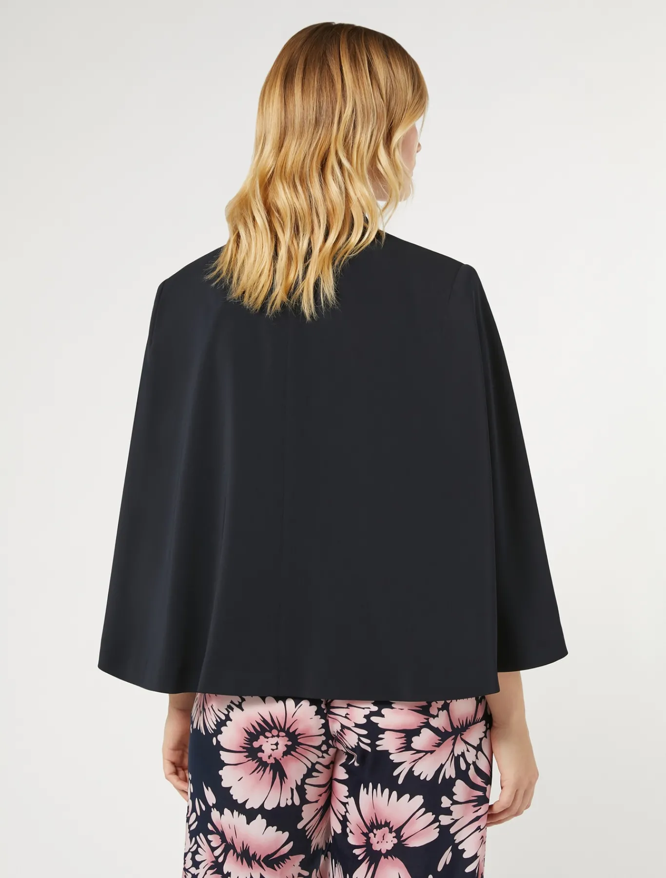 Marina Rinaldi Veste cape en cady BLEUMARINE Sale