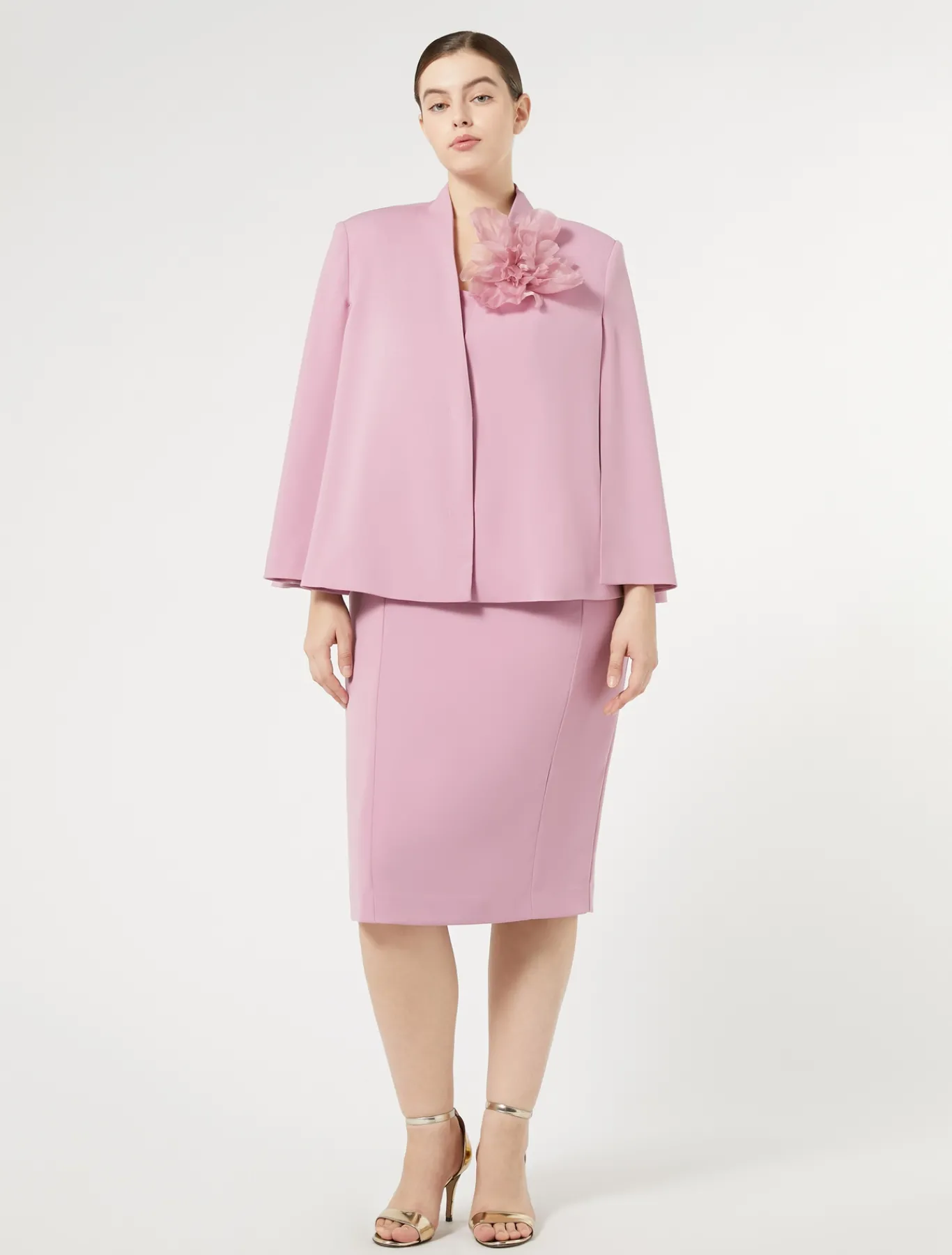 Marina Rinaldi Veste cape en cady VIEUXROSE Outlet