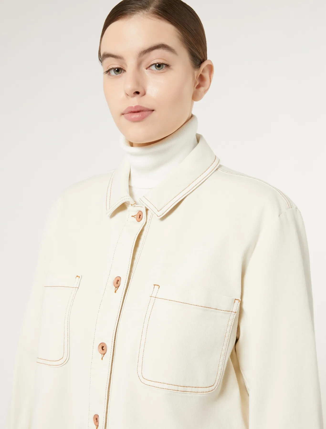 Marina Rinaldi Veste en bull de coton IVOIRE Hot