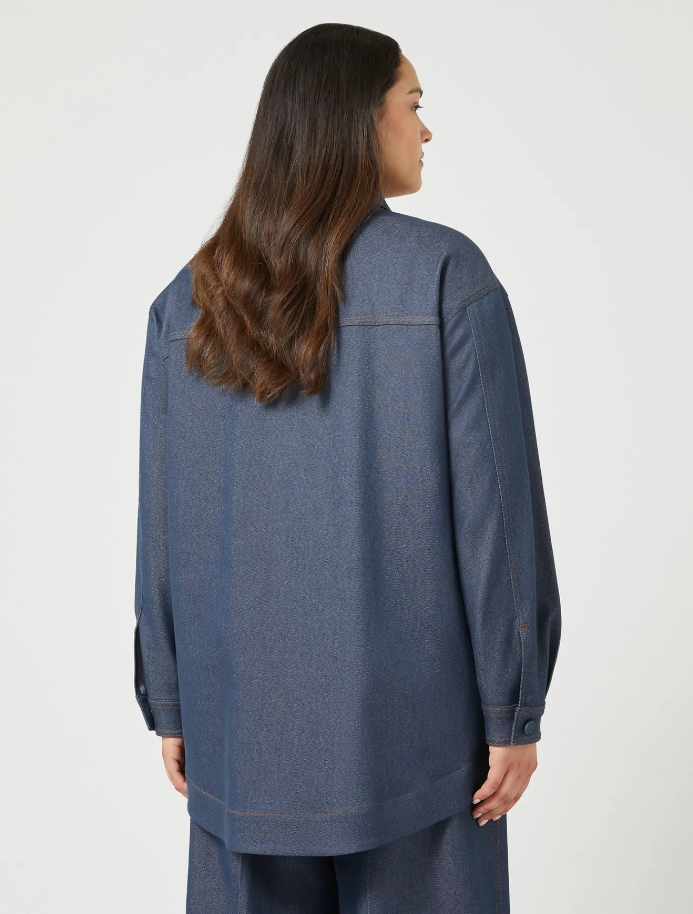 Marina Rinaldi Veste en bull de coton mélangé BLEUJEANS Best