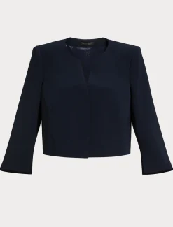 Marina Rinaldi Veste en cady triacétate BLEUNUIT Clearance