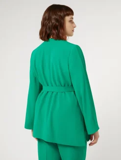Marina Rinaldi Veste en crêpe envers satin VERTECLATANT New