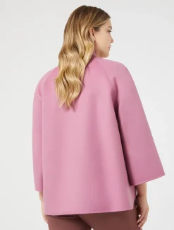 Marina Rinaldi Veste en double de laine et cachemire CYCLAMEN Best