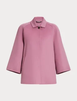 Marina Rinaldi Veste en double de laine et cachemire CYCLAMEN Best