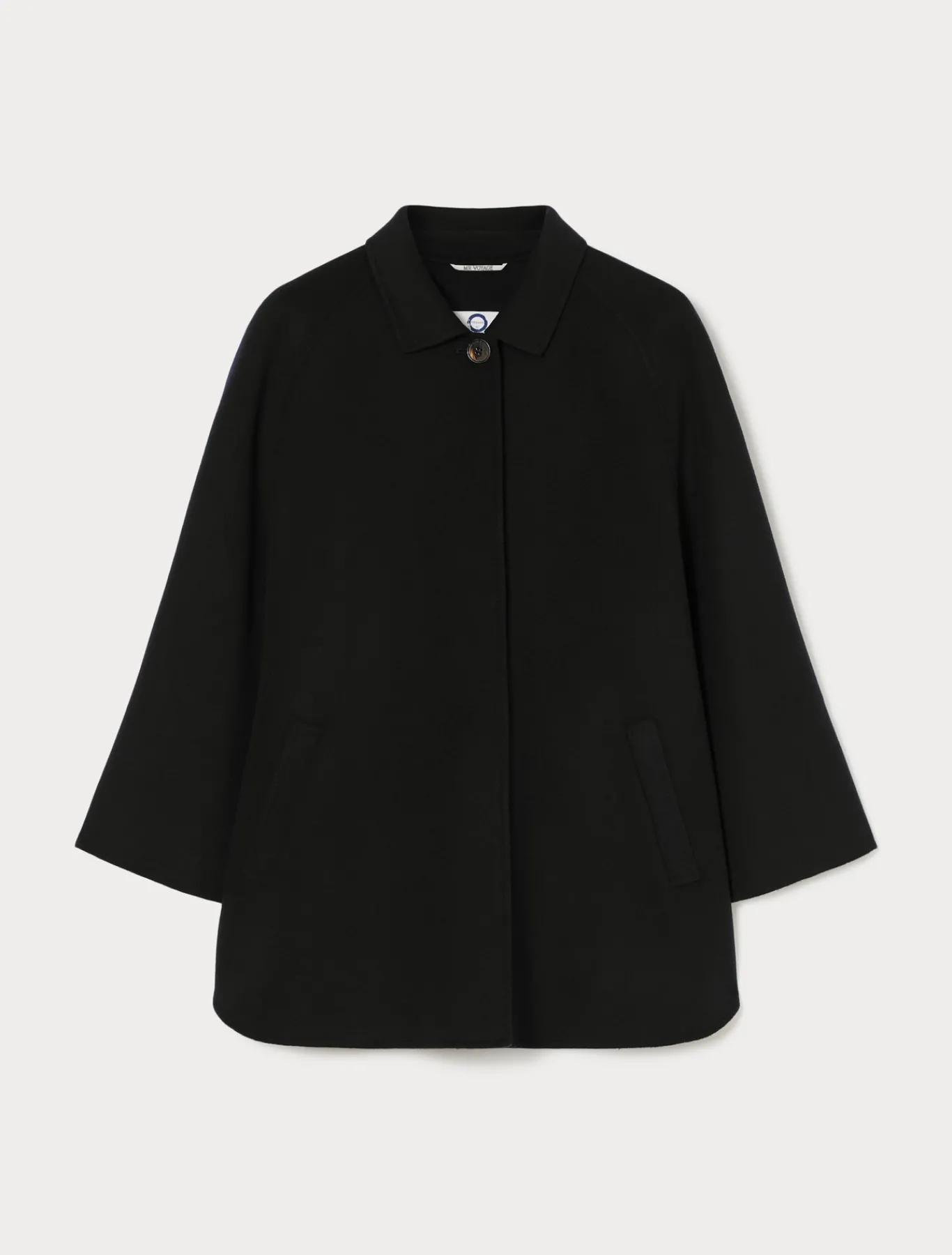 Marina Rinaldi Veste en double de laine et cachemire NOIR Outlet