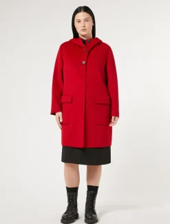 Marina Rinaldi Veste en double laine ROUGE New