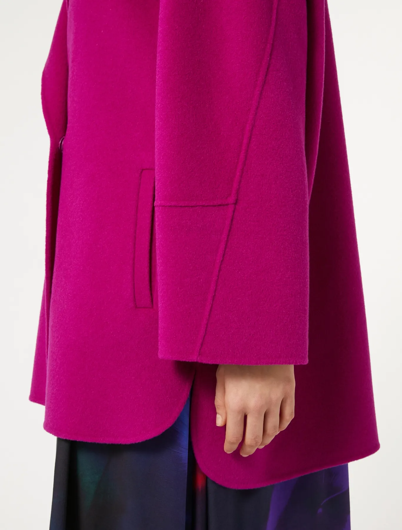Marina Rinaldi Veste en double laine CYCLAMEN Outlet