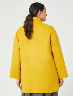Marina Rinaldi Veste en double laine MOUTARDE Best