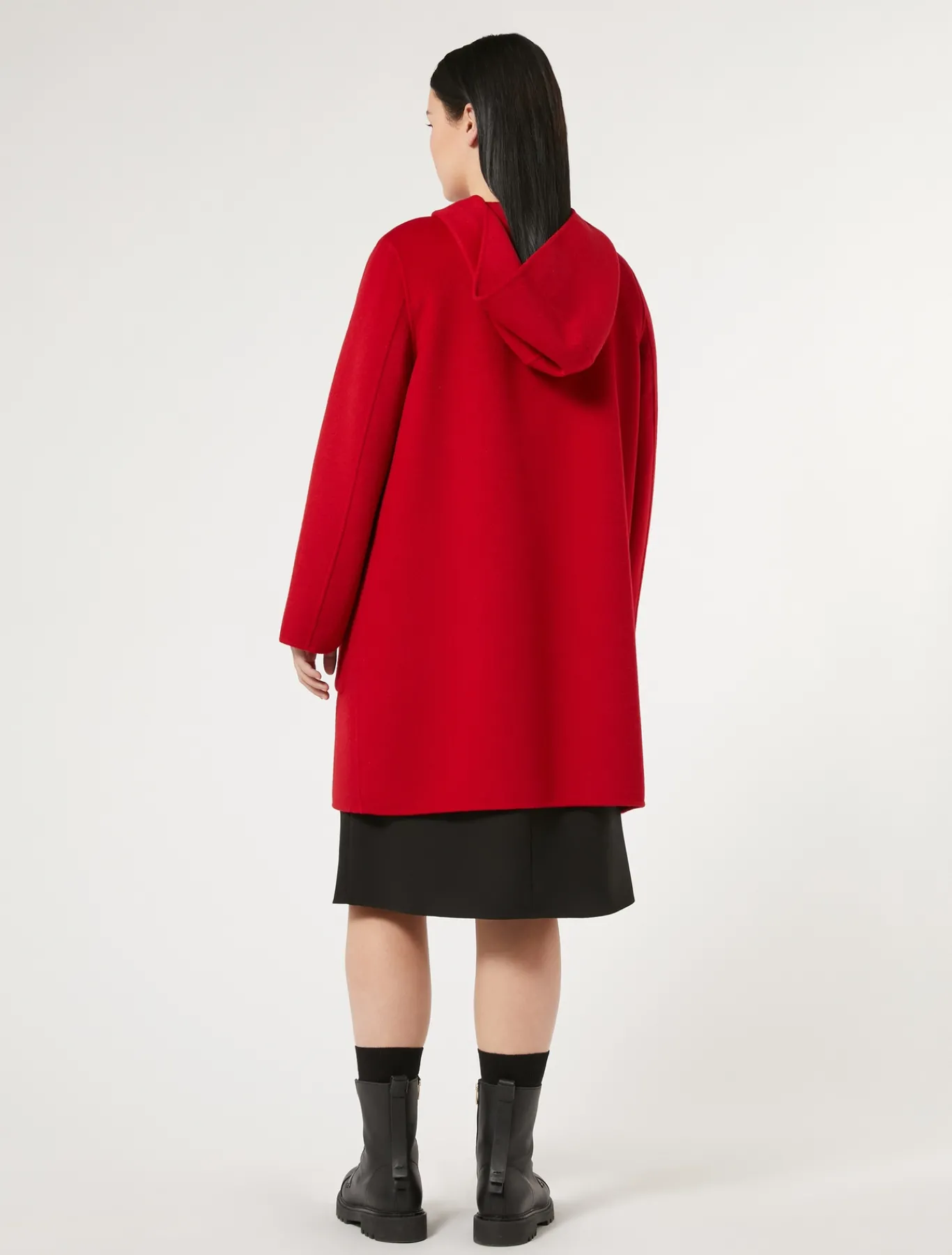 Marina Rinaldi Veste en double laine ROUGE New