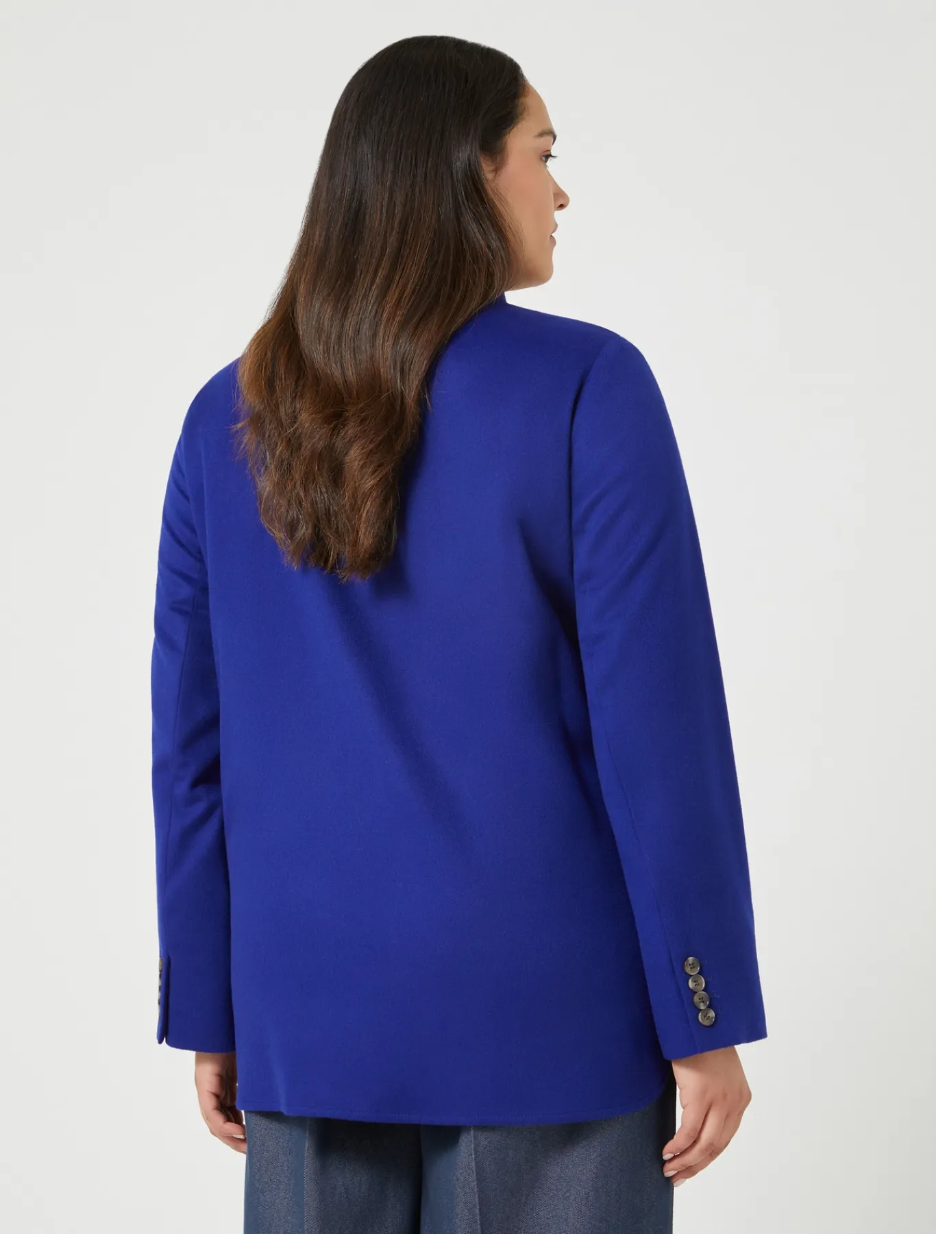 Marina Rinaldi Veste en drap de laine BLEUNUIT Sale