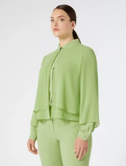 Marina Rinaldi Veste en georgette VERTOLIVE Online